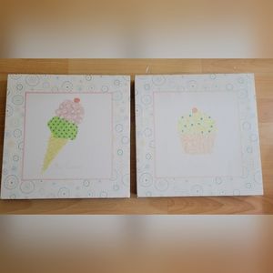Colleen karis ice cream and cupcake art work